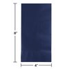Touch Of Color 4" x 8" Navy Blue Dinner Napkins 600 PK 671137B